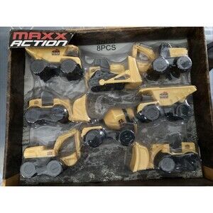 Maxx Action Construction Series 5-Pack Trucks Moving Parts New Sealed Toy Set